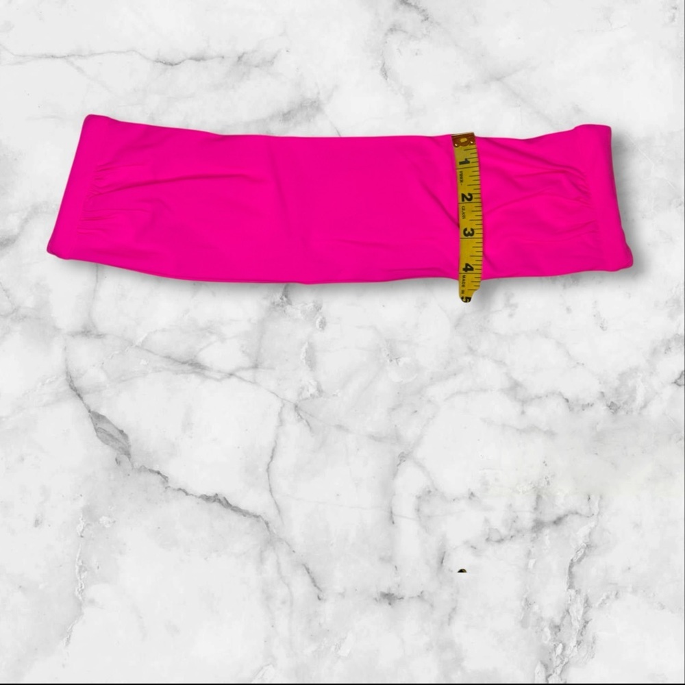 NWT | Mara Hoffman | Bandeau Bikini Set Two-Piece Swimsuit Hot Pink | Size M - Picture 5 of 10